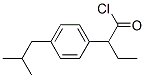 alpha-ethyl-4-(2-methylpropyl)benzeneacetyl chloride 구조식 이미지