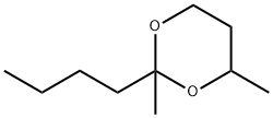 2-butyl-2,4-dimethyl-1,3-dioxane Structure