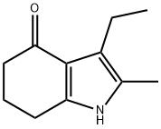 3-ethyl-2-methyl-4,5,6,7-tetrahydroindol-4-one Structure