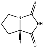 1H-Pyrrolo[1,2-c]imidazol-1-one,hexahydro-3-thioxo-,(7aS)-(9CI) 구조식 이미지