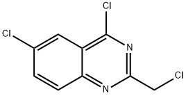 QUINAZOLINE, 4,6-DICHLORO-2-(CHLOROMETHYL)- 구조식 이미지