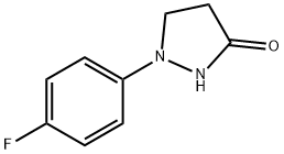 1-(4-FLUOROPHENYL)-3-HYDROXY-4,5-DIHYDRO-1H-PYRAZOLE Structure