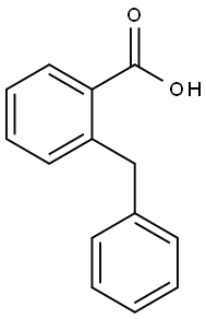 2-BENZYLBENZOIC ACID 구조식 이미지