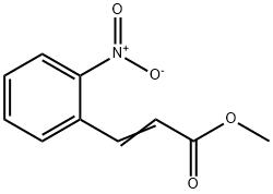 2-Nitrobenzeneacrylic acid methyl ester 구조식 이미지