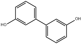 3,3'-Dihydroxybiphenyl 구조식 이미지