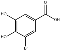 3-bromo-4,5-dihydroxybenzoic acid Structure