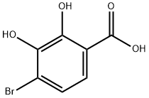 4-Bromo-2,3-dihydroxybenzoicacid 구조식 이미지