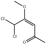 (E)-5,5-Dichloro-4-methoxy-3-penten-2-one 구조식 이미지