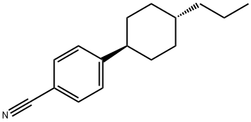 trans-4-(4-Propylcyclohexyl)benzonitrile Structure
