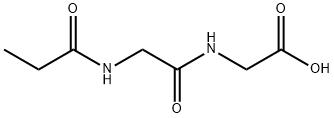 글리신,N-(1-옥소프로필)글리실-(9CI) 구조식 이미지