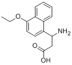 3-아미노-3-(4-ETHOXY-NAPHTHALEN-1-YL)-프로피온산 구조식 이미지