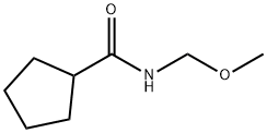 시클로펜탄카르복사미드,N-(메톡시메틸)-(9CI) 구조식 이미지