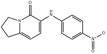 6-(4-NITROPHENYLAMINO)-2,3-DIHYDRO-1H-INDOLIZIN-5-ONE Structure