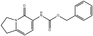 BENZYL (5-OXO-1,2,3,5-TETRAHYDROINDOLIZIN-6-YL)CARBAMATE Structure