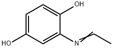 1,4-Benzenediol, 2-(ethylideneamino)- (9CI) Structure