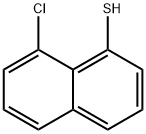 8-chloronaphthalene-1-thiol 구조식 이미지