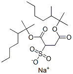 sodium 1,4-bis(trimethylhexyl) sulphonatosuccinate 구조식 이미지