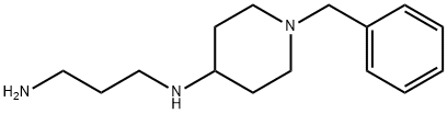 N-[1-benzylpiperidin-4-yl]propane-1,3-diamine 구조식 이미지