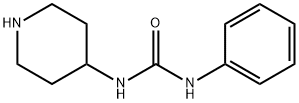 1-Phenyl-3-piperidin-4-ylurea 구조식 이미지