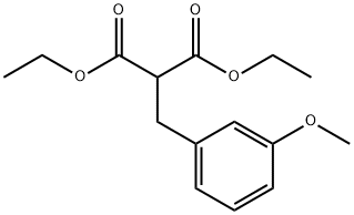 디에틸3-메톡시벤질말로네이트 구조식 이미지