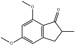 5,7-DIMETHOXY-2-METHYL-INDAN-1-ONE Structure