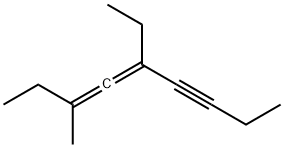 5-Ethyl-3-methyl-3,4-nonadien-6-yne 구조식 이미지