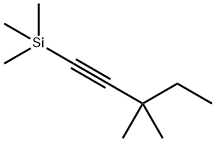 3,3-Dimethyl-1-trimethylsilyl-1-pentyne 구조식 이미지