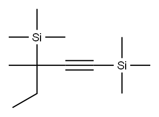 3-Methyl-1,3-bis(trimethylsilyl)-1-pentyne 구조식 이미지