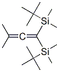3-Methyl-1,1-bis[(1,1-dimethylethyl)dimethylsilyl]-1,2-butadiene Structure