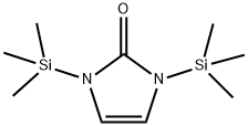 1,3-Dihydro-1,3-bis(trimethylsilyl)-2H-imidazol-2-one 구조식 이미지