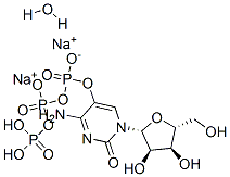시티딘-5삼인산,이나트륨염,수화물 구조식 이미지