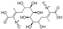 D-Mannitol 1,6-bis(2-isocyano-3-methyl-2-butenoate) 구조식 이미지