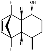 1,4-Methanonaphthalen-5-ol,1,4,4a,5,6,7,8,8a-octahydro-8-methylene-,(1S,4R,4aS,5R,8aR)-(9CI) 구조식 이미지