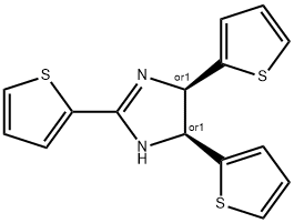 CIS-2,4,5-TRIS(2-THIENYL)IMIDAZOLINE 구조식 이미지
