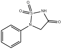 5-Phenyl-1,2,5-thiadiazolidin-3-one 1,1-dioxide 구조식 이미지