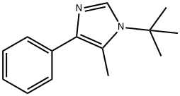1-T-부틸-5-메틸-4-페닐이미다졸 구조식 이미지