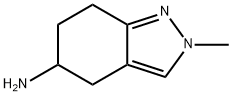 2H-Indazol-5-amine,  4,5,6,7-tetrahydro-2-methyl- Structure