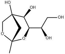2,7-Dioxabicyclo[3.2.1]octane-4,5-diol, 3-[(1R)-1,2-dihydroxyethyl]-1-methyl-, (1S,3R,4S,5S)- (9CI) 구조식 이미지