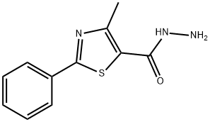 4-METHYL-2-PHENYL-1,3-THIAZOLE-5-CARBOHYDRAZIDE Structure