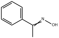 Acetophenone oxime 구조식 이미지