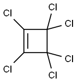 hexachlorocyclobutene  Structure