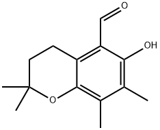 2,2,7,8-Tetramethyl-6-hydroxychroman-5-carbaldehyde Structure