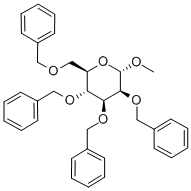 Methyl 2,3,4,6-Tetra-O-benzyl-a-D-mannopyranoside 구조식 이미지