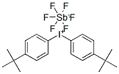 Bis-(4-tert-butylphenyl)-iodonium hexafluoroantimonate 구조식 이미지
