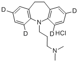 IMIPRAMINE-2,4,6,8-D4 HCL Structure