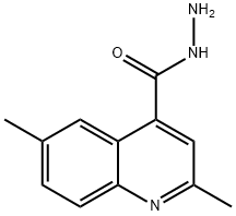 2,6-dimethylquinoline-4-carbohydrazide(SALTDATA: FREE) 구조식 이미지