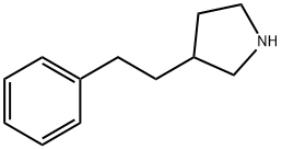 3-(2-페닐에틸)피롤리딘 구조식 이미지