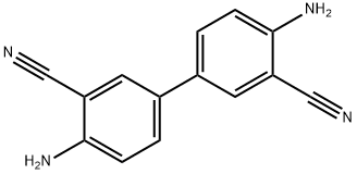 [1,1'-Biphenyl]-3,3'-dicarbonitrile, 4,4'-diamino- Structure