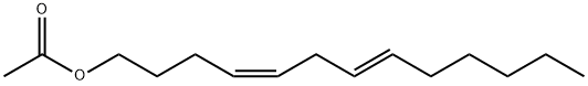 (E,Z)-trideca-4,7-dien-1-yl acetate 구조식 이미지