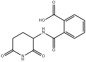Benzoic acid,2-(((2,6-dioxo-3-piperidinyl)amino)carbonyl)- Structure